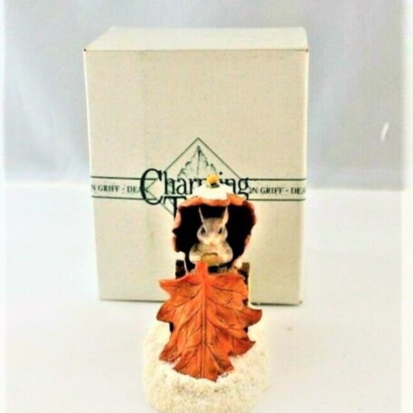 Vintage Fitz & Floyd Charming Tails Snow Plow Retired 2000 - Picture 1 of 8
